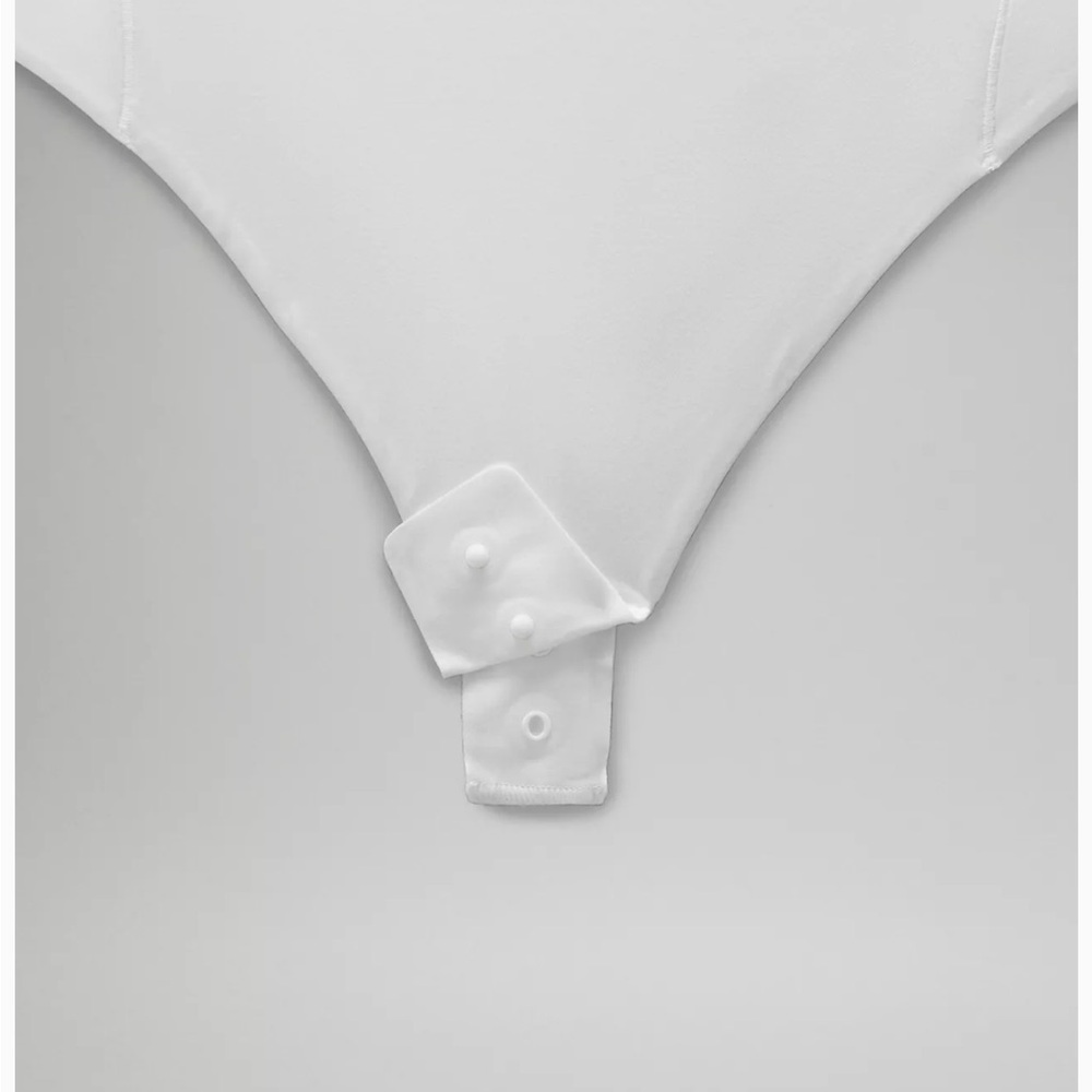 SOLD||Lululemon Wundermost Ultra-Soft Nulu One-Shoulder Spaghetti-Strap Bodysuit - Picture 8 of 8